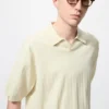 Men’s Washable Knitted Skipper Polo Sweater