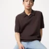 Men’s Washable Knitted Skipper Polo Sweater