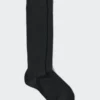 Men’s Wide Ribbed Knee High Socks