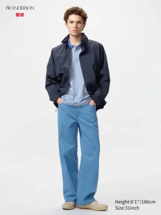Men’s Wide Straight Color Jeans