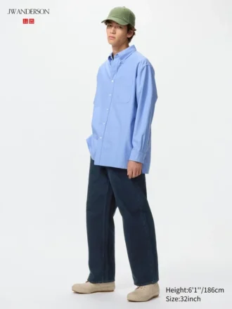 Men’s Wide Straight Color Jeans