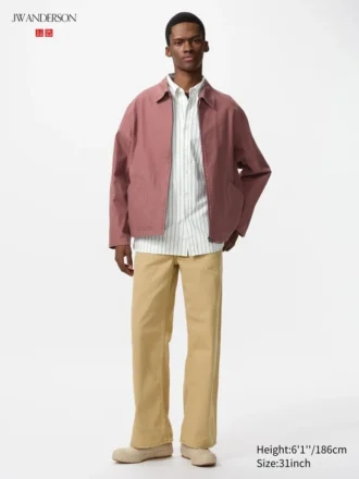 Men’s Wide Straight Color Jeans