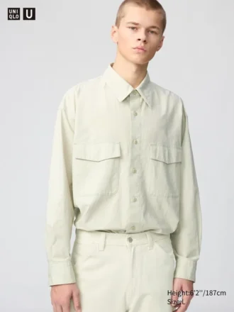 Men’s Work Oversized Shirt | Long Sleeve
