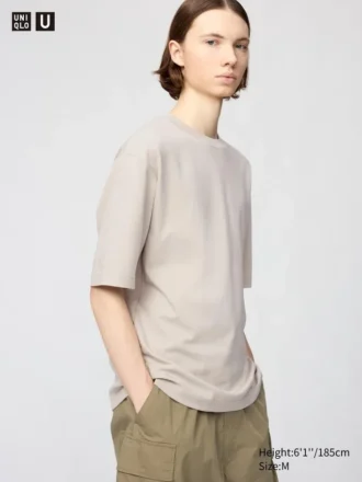 Unisex Airism Cotton Oversized T-Shirt | Half-Sleeve