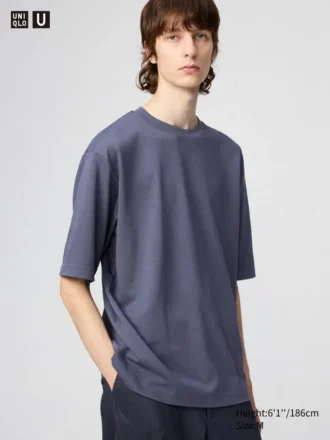 Unisex Airism Cotton Oversized T-Shirt | Half-Sleeve