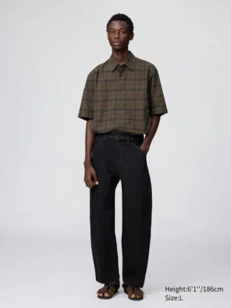 Unisex Boxy Shirt | Short Sleeve | Checked