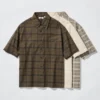 Unisex Boxy Shirt | Short Sleeve | Checked