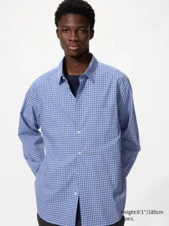 Unisex Broadcloth Shirt | Regular Collar | Checked