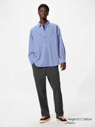 Unisex Broadcloth Shirt | Regular Collar | Checked
