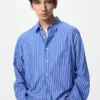 Unisex Broadcloth Shirt | Regular Collar | Striped