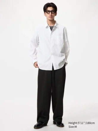 Unisex Broadcloth Shirt | Regular Collar | Striped