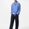 Unisex Broadcloth Shirt | Regular Collar | Striped