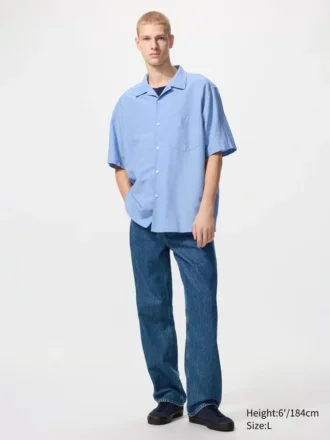 Unisex Cotton Linen Shirt | Short Sleeve