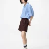 Unisex Cotton Linen Shirt | Short Sleeve