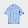 Unisex Cotton Linen Shirt | Short Sleeve