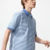 Unisex Dry Pique Striped Polo Shirt | Narrow Stripe