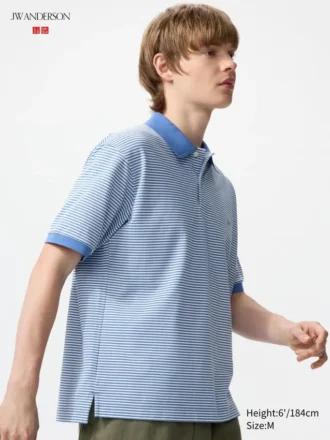 Unisex Dry Pique Striped Polo Shirt | Narrow Stripe