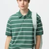 Unisex Dry Pique Striped Polo Shirt | Wide Stripe