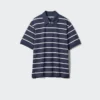 Unisex Dry Pique Striped Polo Shirt | Wide Stripe