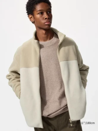 Unisex Fleece Full-Zip Jacket | Color Block