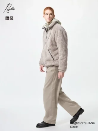 Unisex Fleece Wide Pants