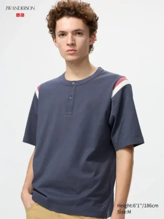 Unisex Henley Neck T-Shirt