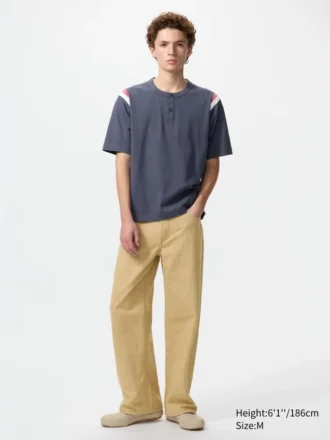 Unisex Henley Neck T-Shirt