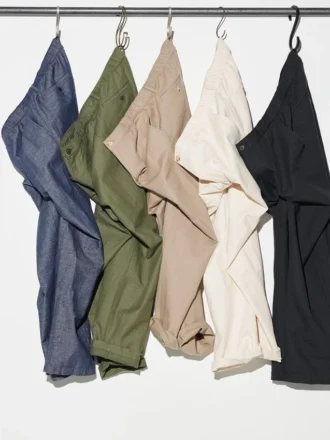 Unisex Linen Blend Relaxed Pants