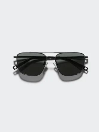 Unisex Metal Double Bridge Sunglasses