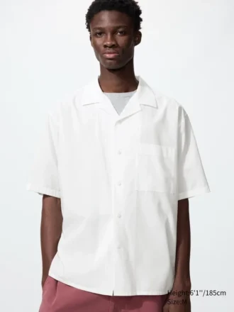Unisex Open Collar Shirt | Short Sleeve