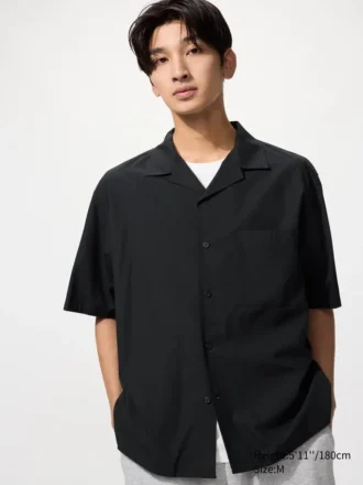 Unisex Open Collar Shirt | Short Sleeve
