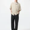 Unisex Open Collar Shirt | Short Sleeve