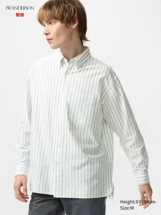 Unisex Oxford Oversized Shirt | Striped