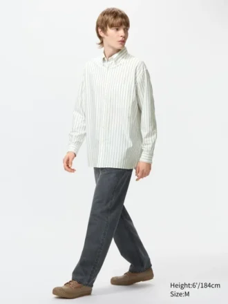 Unisex Oxford Oversized Shirt | Striped