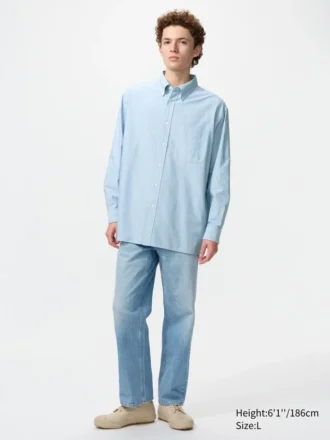Unisex Oxford Oversized Shirt | Striped
