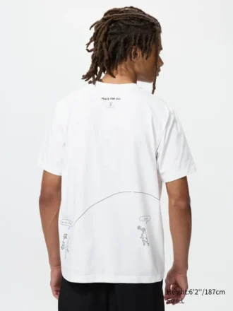 Unisex Peace for All Graphic T-Shirt | Hideki Kuriyama