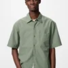 Unisex Seersucker Shirt | Short Sleeve