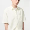 Unisex Seersucker Shirt | Short Sleeve