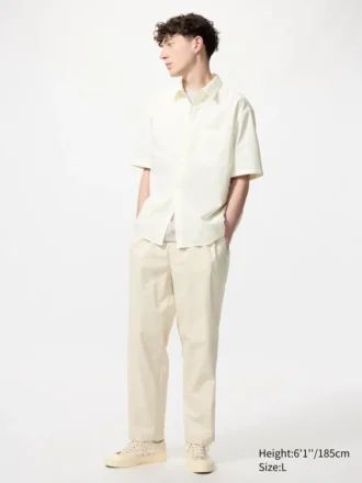 Unisex Seersucker Shirt | Short Sleeve