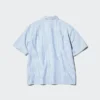 Unisex Seersucker Shirt | Short Sleeve | Striped