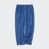 Unisex Stretch Easy Ankle Pants | Denim