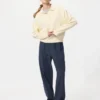 Unisex Stretch Easy Ankle Pants | Seersucker