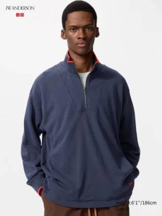 Unisex Sweat Half-Zip Pullover