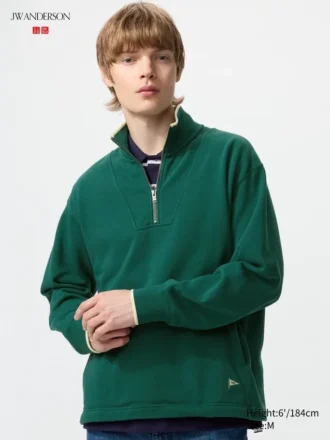 Unisex Sweat Half-Zip Pullover