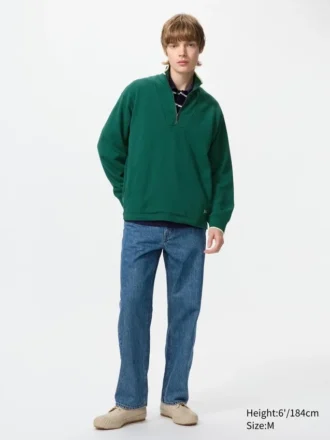 Unisex Sweat Half-Zip Pullover