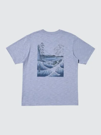 Unisex Ukiyo-E Blue Ut Graphic T-Shirt