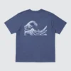 Unisex Ukiyo-E Blue Ut Graphic T-Shirt