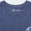 Unisex Ukiyo-E Blue Ut Graphic T-Shirt
