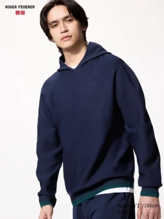 Unisex Washable 3D Knit Pullover Hoodie