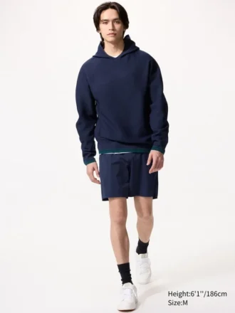 Unisex Washable 3D Knit Pullover Hoodie